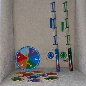 Melissa & Doug Colorful Magnetic Fishing Game